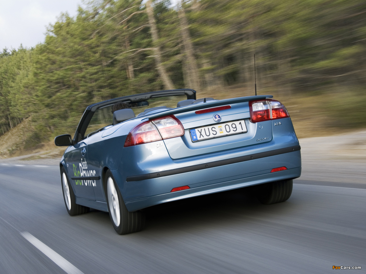 Saab 9-3 BioPower Convertible 2006–07 images (1280 x 960)