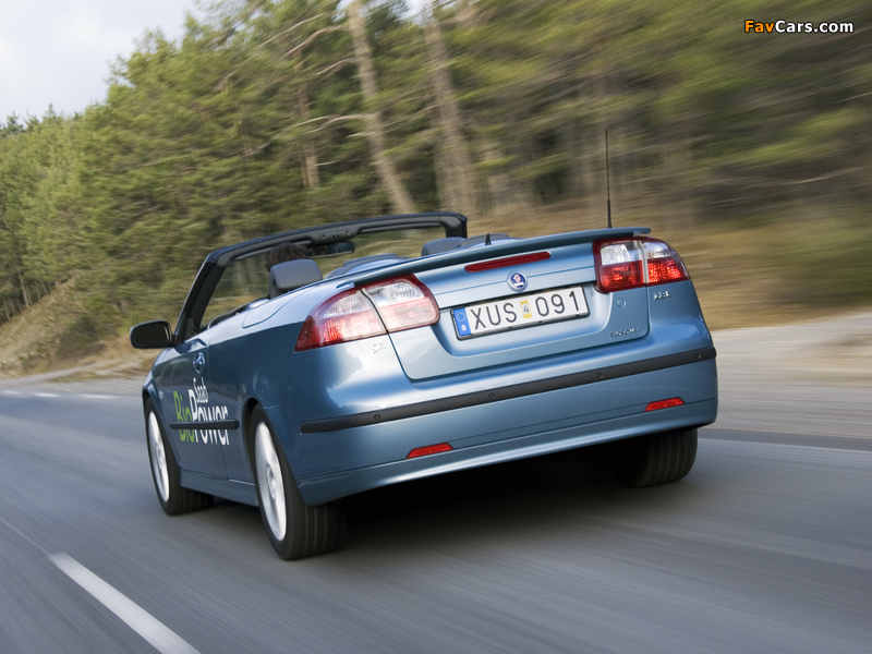 Saab 9-3 BioPower Convertible 2006–07 images (800 x 600)