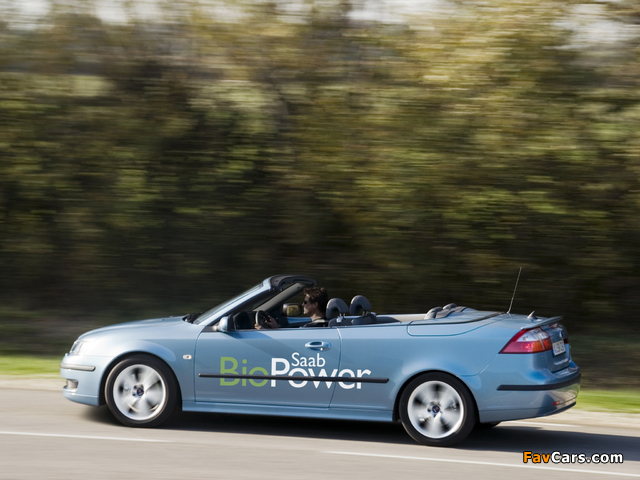 Saab 9-3 BioPower Convertible 2006–07 photos (640 x 480)