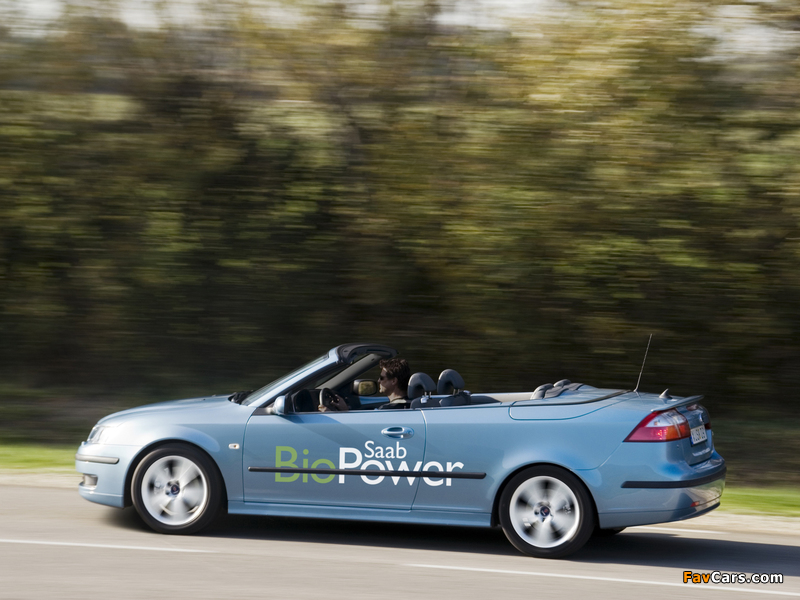 Saab 9-3 BioPower Convertible 2006–07 photos (800 x 600)