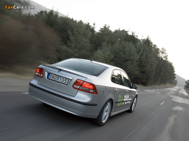 Saab 9-3 Sport Sedan BioPower 2006–07 photos (640 x 480)