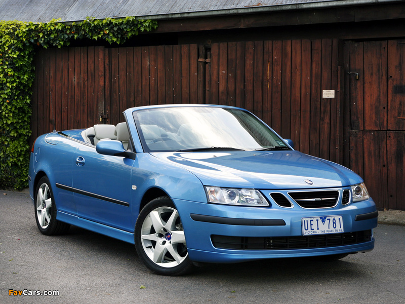 Saab 9-3 1.9TiD Convertible 2006–07 photos (800 x 600)