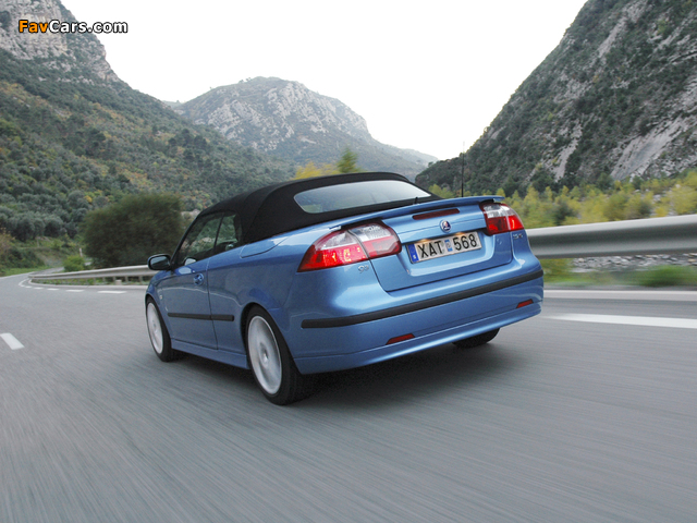 Saab 9-3 Cabrio 20th Anniversary 2006 photos (640 x 480)