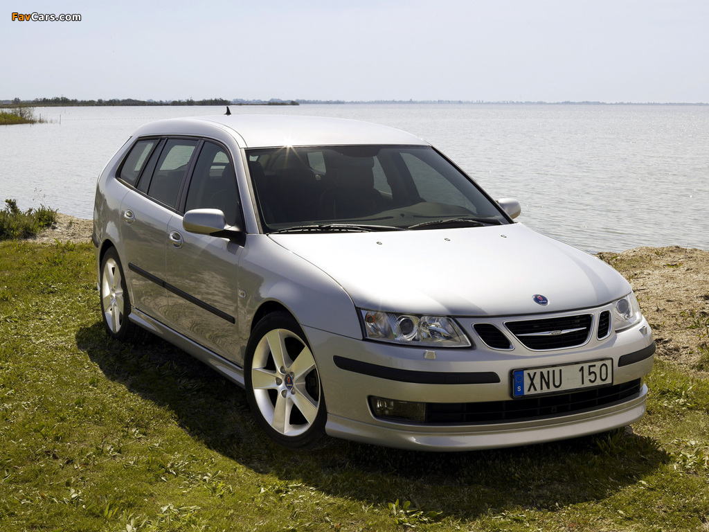 Saab 9-3 Aero SportCombi 2006–07 pictures (1024 x 768)