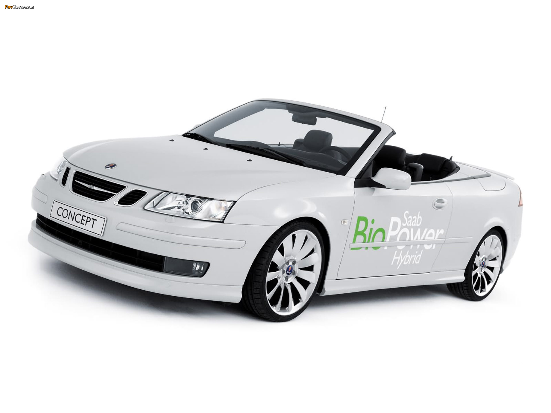 Saab 9-3 Convertible BioPower Hybrid Concept 2006 pictures (1920 x 1440)