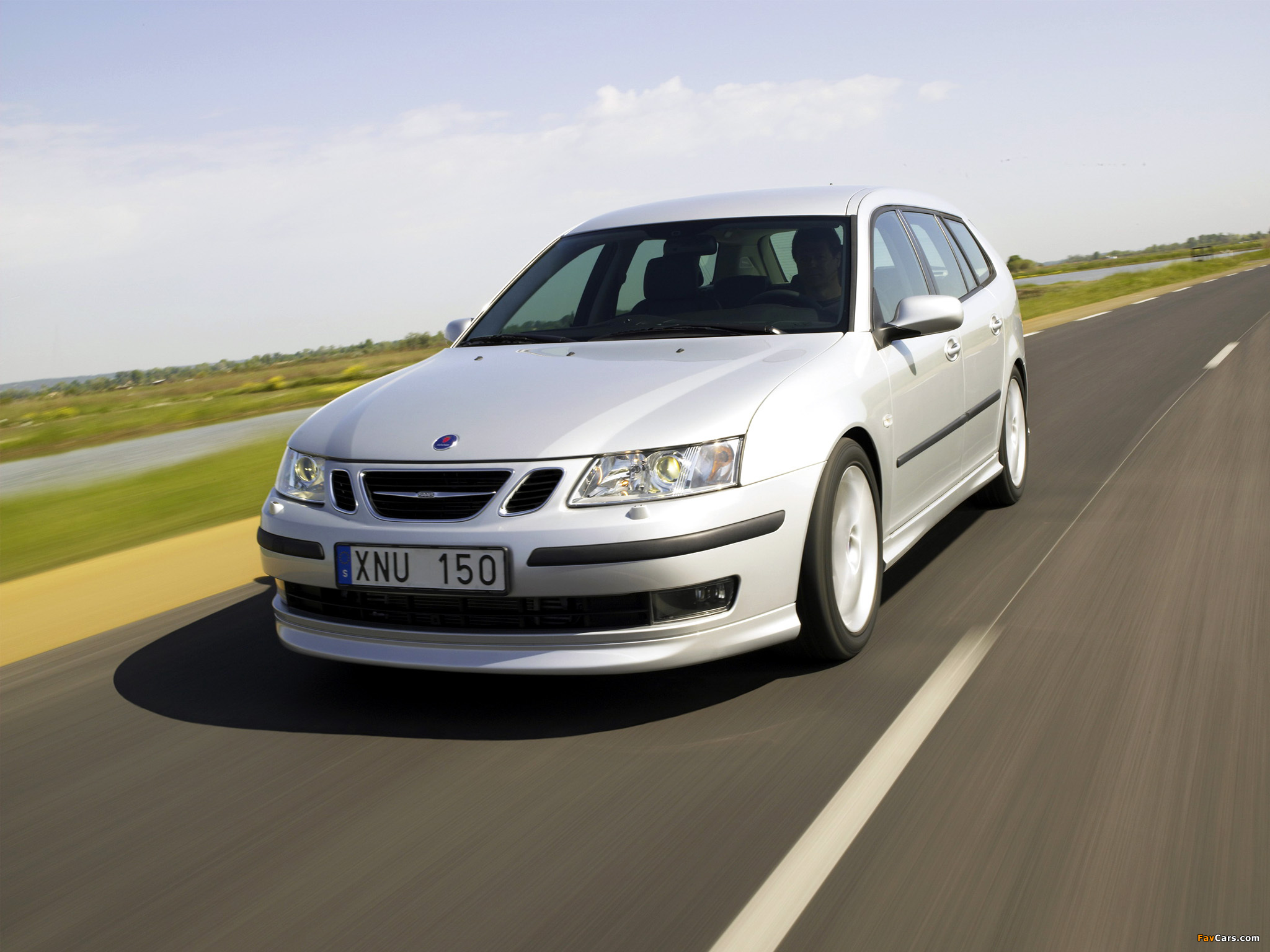 Saab 9-3 Aero SportCombi 2006–07 pictures (2048 x 1536)