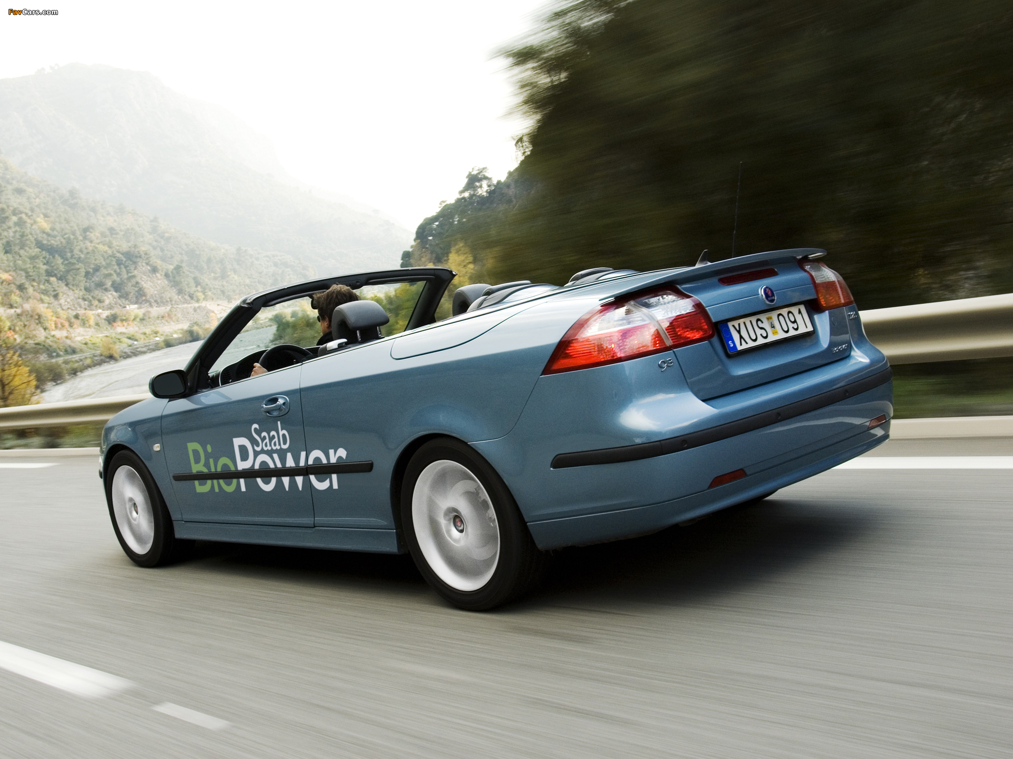 Saab 9-3 BioPower Convertible 2006–07 wallpapers (2048 x 1536)