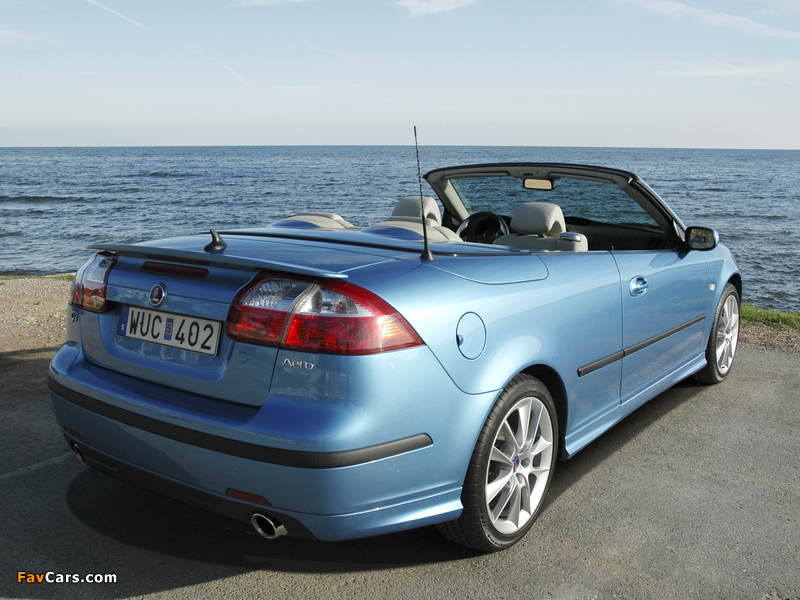 Saab 9-3 Cabrio 20th Anniversary 2006 wallpapers (800 x 600)