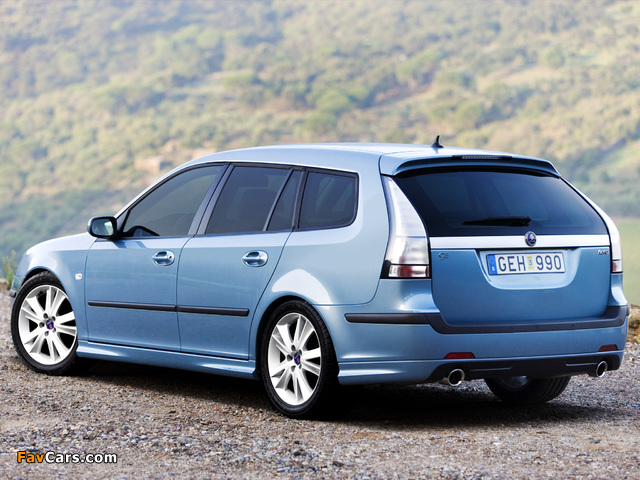 Saab 9-3 SportCombi Anniversary Edition 2007 pictures (640 x 480)