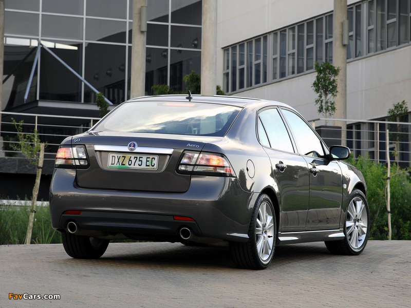 Saab 9-3 Aero Sport Sedan 2008–11 images (800 x 600)