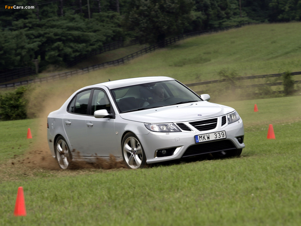 Saab 9-3 Aero Sport Sedan 2008–11 images (1024 x 768)