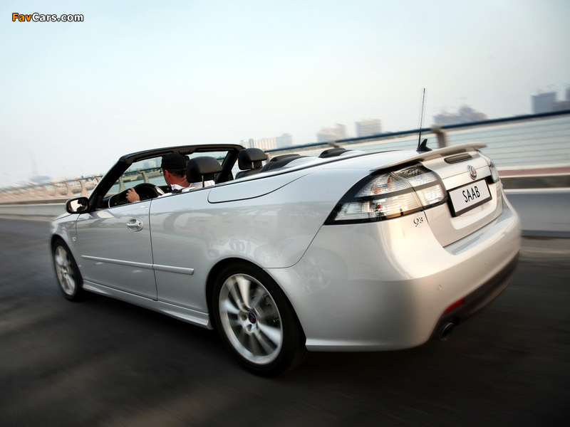 Saab 9-3 Aero Convertible 2008–11 images (800 x 600)