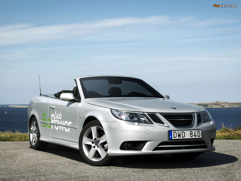 Saab 9-3 BioPower Convertible 2008–11 images (1024 x 768)