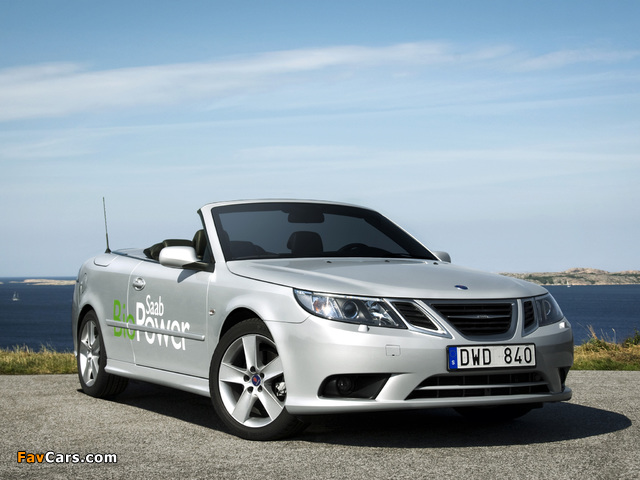 Saab 9-3 BioPower Convertible 2008–11 images (640 x 480)