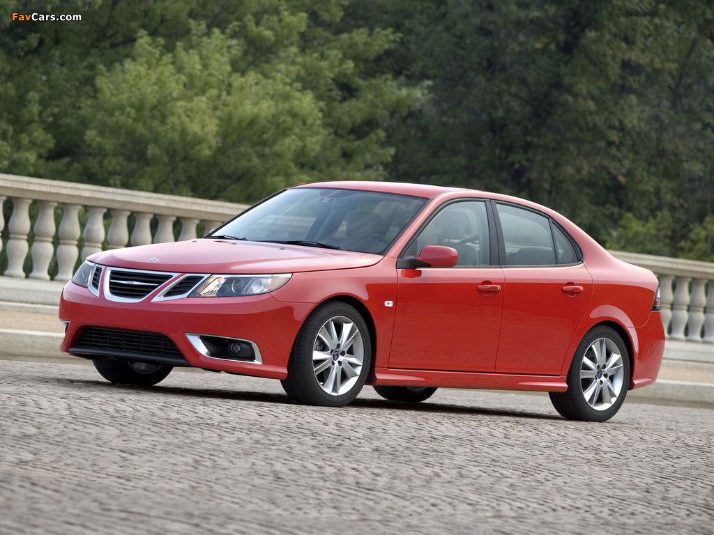 Saab 9-3 Sport Sedan US-spec 2008–11 photos (1024 x 768)