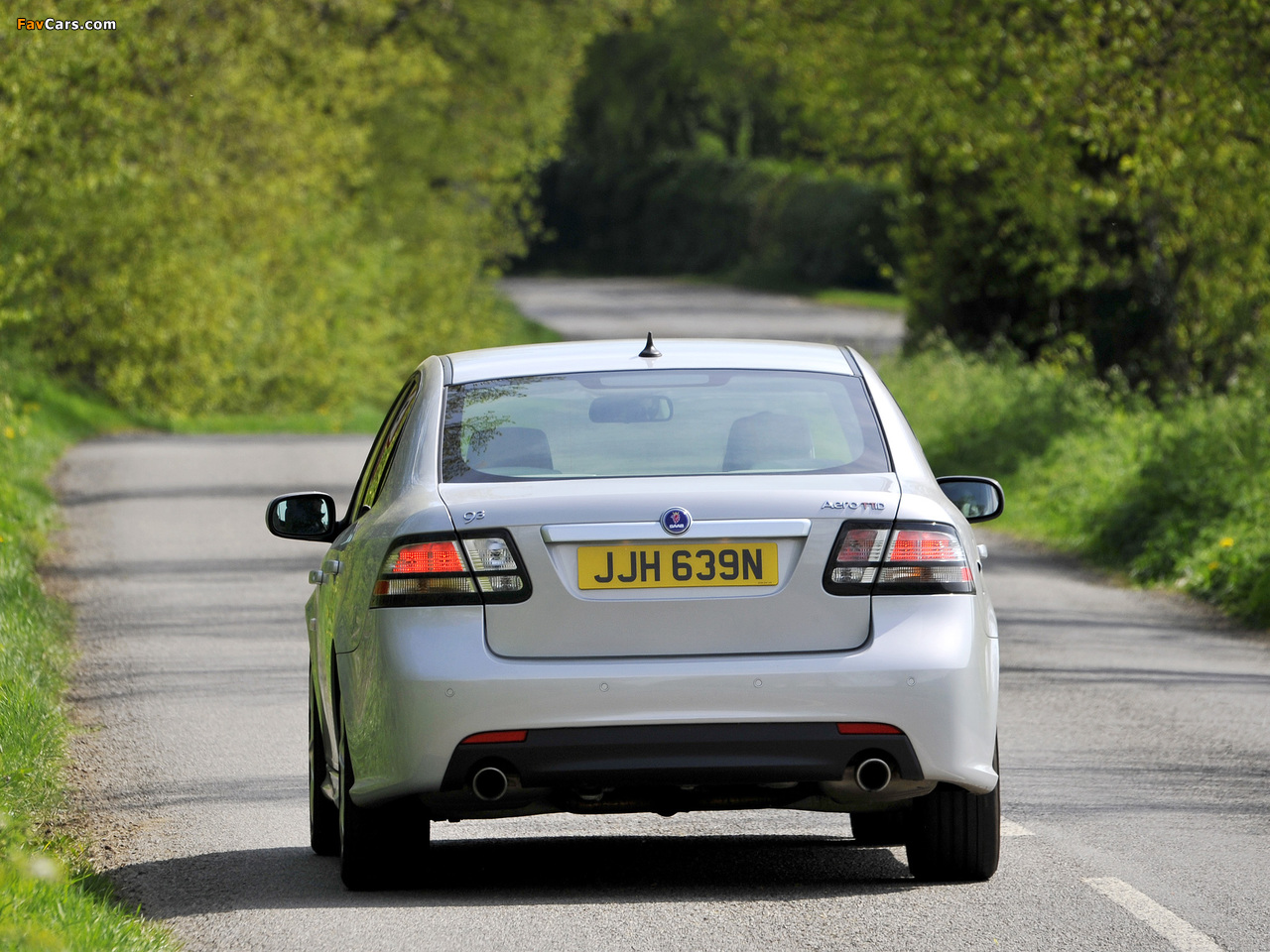 Saab 9-3 Aero Sport Sedan UK-spec 2008–11 photos (1280 x 960)