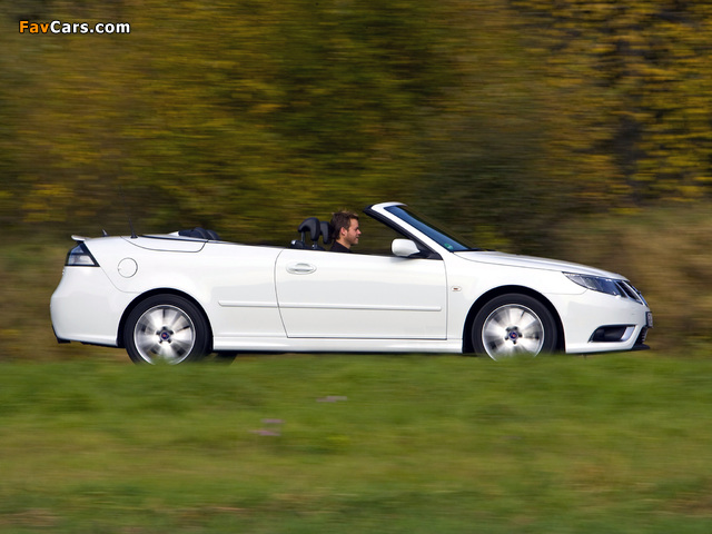 Saab 9-3 Aero Convertible 2008–11 photos (640 x 480)