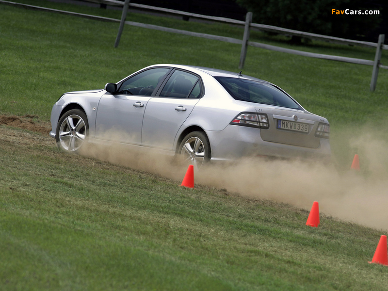 Saab 9-3 Aero Sport Sedan 2008–11 photos (800 x 600)