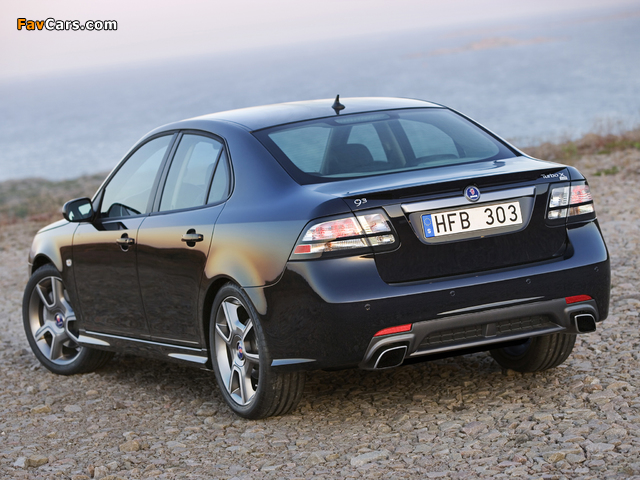 Saab 9-3 Turbo X Sport Sedan 2008 pictures (640 x 480)