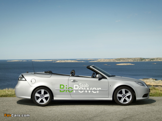 Saab 9-3 BioPower Convertible 2008–11 pictures (640 x 480)