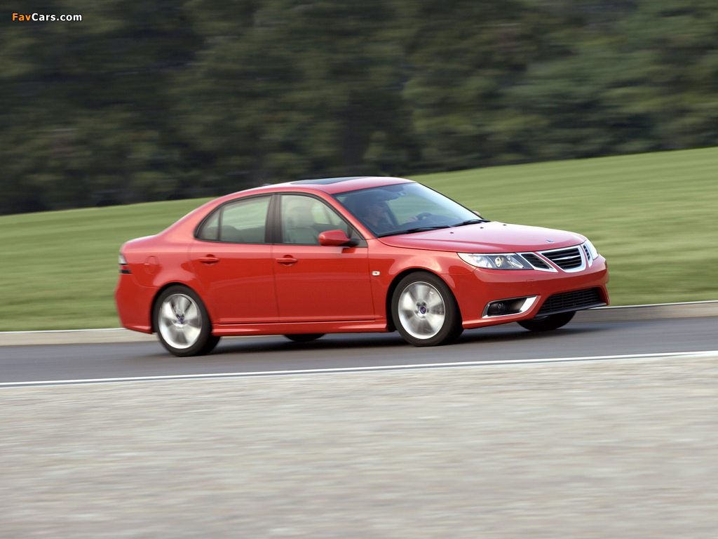 Saab 9-3 Sport Sedan US-spec 2008–11 pictures (1024 x 768)