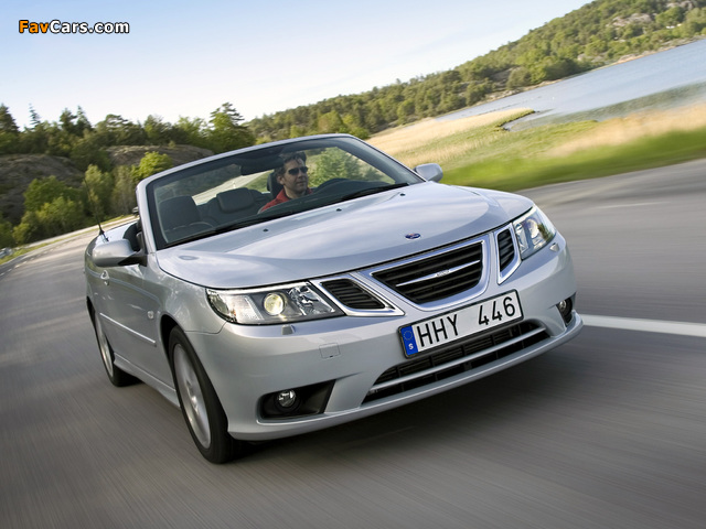 Saab 9-3 Convertible 2008–11 pictures (640 x 480)