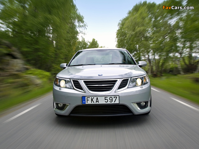 Saab 9-3 Aero Sport Sedan 2008–11 pictures (640 x 480)