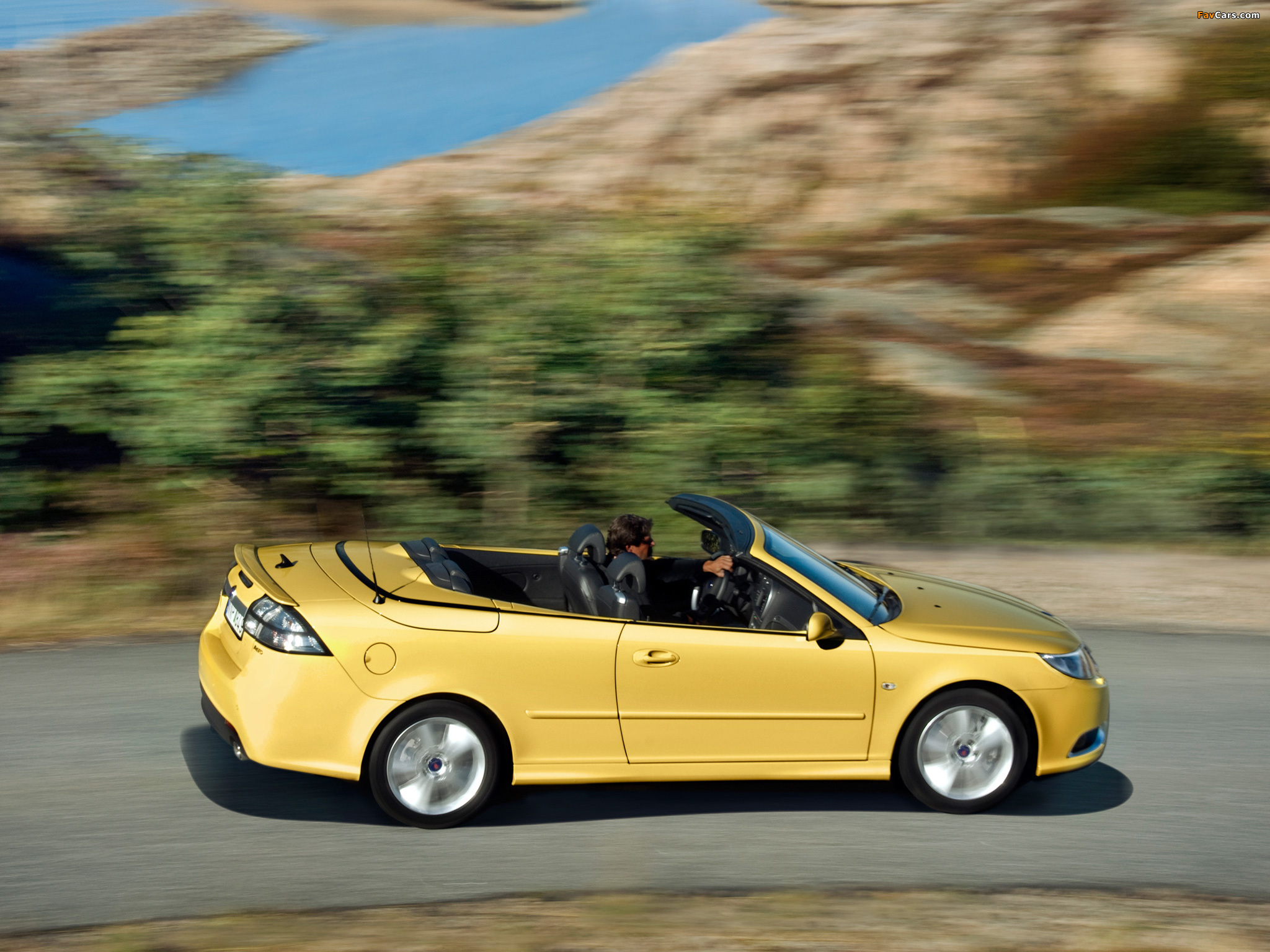 Saab 9-3 Aero Convertible 2008–11 wallpapers (2048 x 1536)