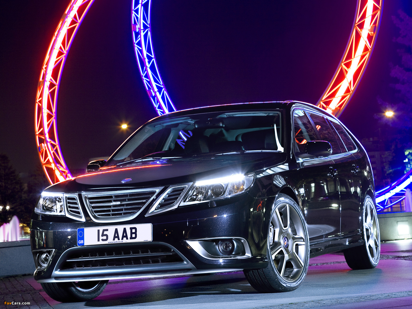 Saab 9-3 Turbo X SportCombi 2008 wallpapers (1600 x 1200)