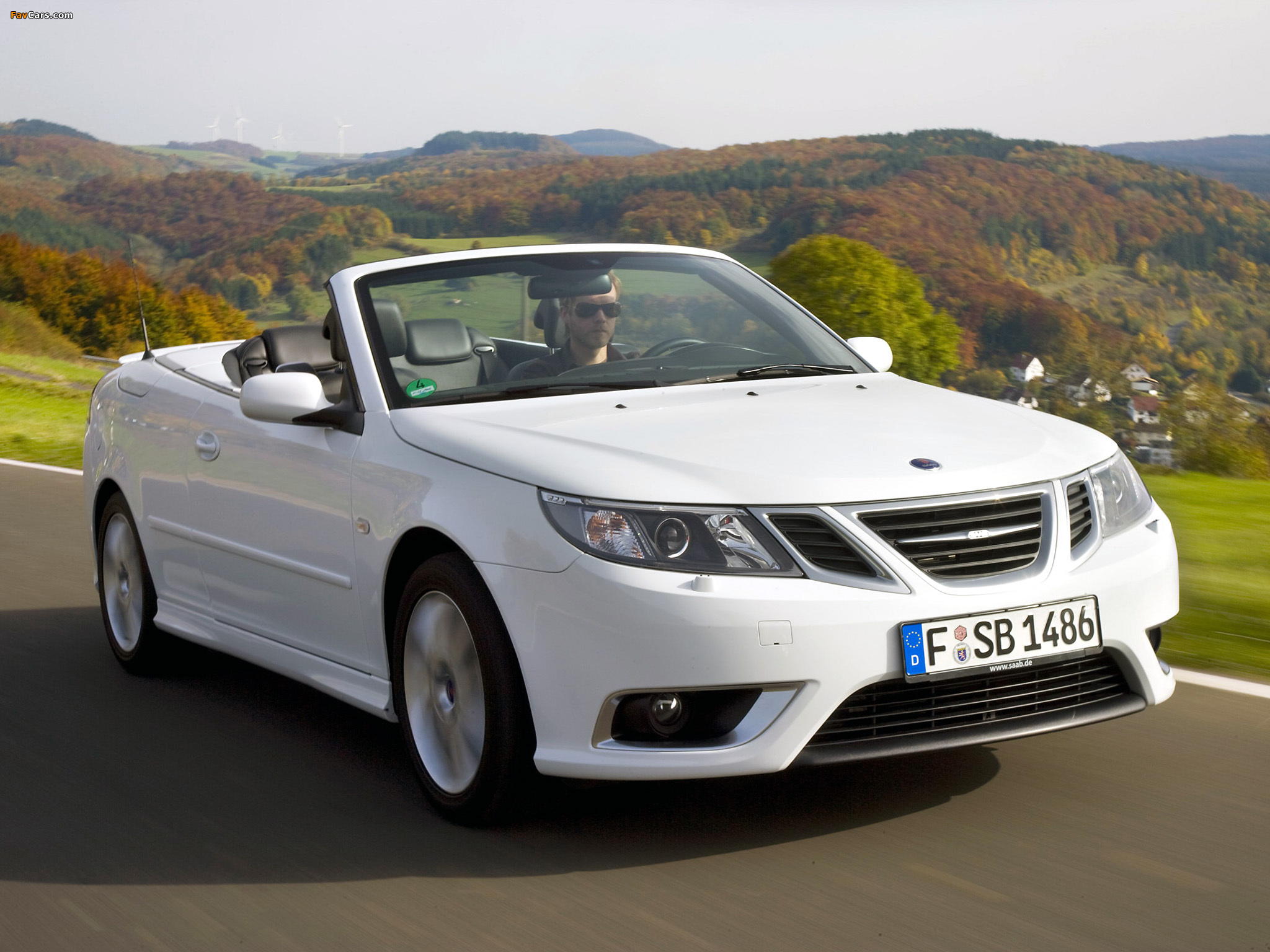 Saab 9-3 Aero Convertible 2008–11 wallpapers (2048 x 1536)