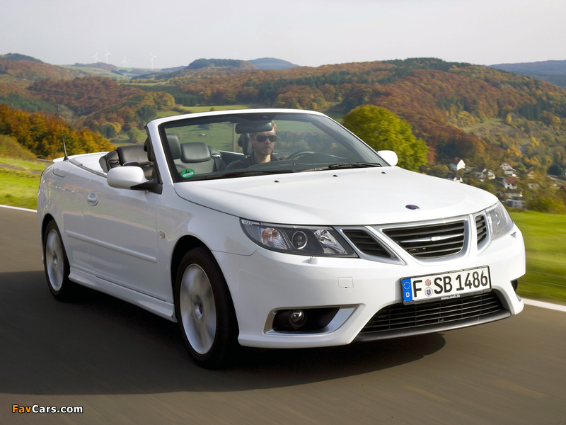 Saab 9-3 Aero Convertible 2008–11 wallpapers (800 x 600)