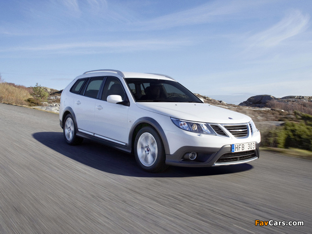 Saab 9-3X 2009–11 wallpapers (640 x 480)