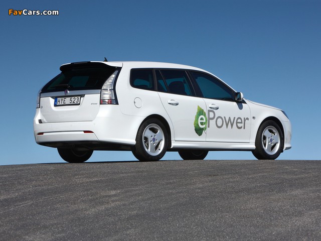 Saab 9-3 ePower Concept 2010 images (640 x 480)