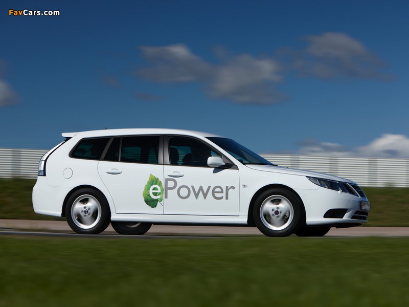 Saab 9-3 ePower Concept 2010 photos (800 x 600)