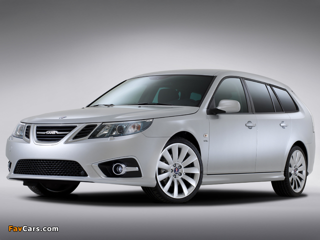 Saab 9-3 Griffin Aero SportCombi 2011 images (640 x 480)