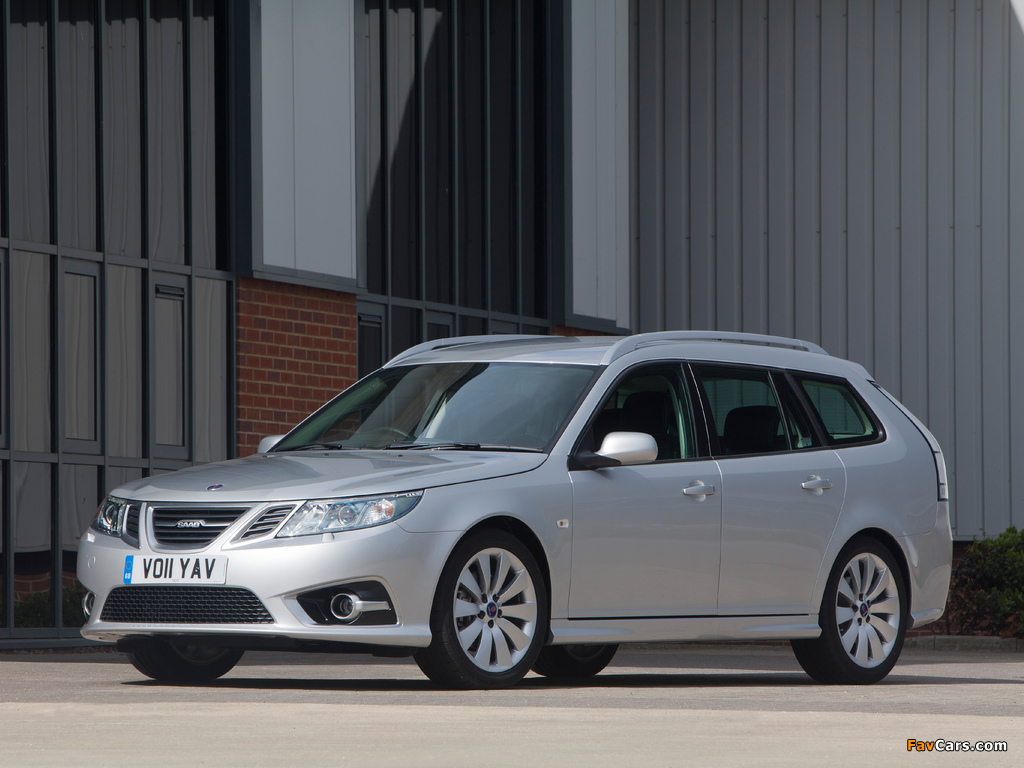 Saab 9-3 Griffin Aero SportCombi UK-spec 2011 pictures (1024 x 768)