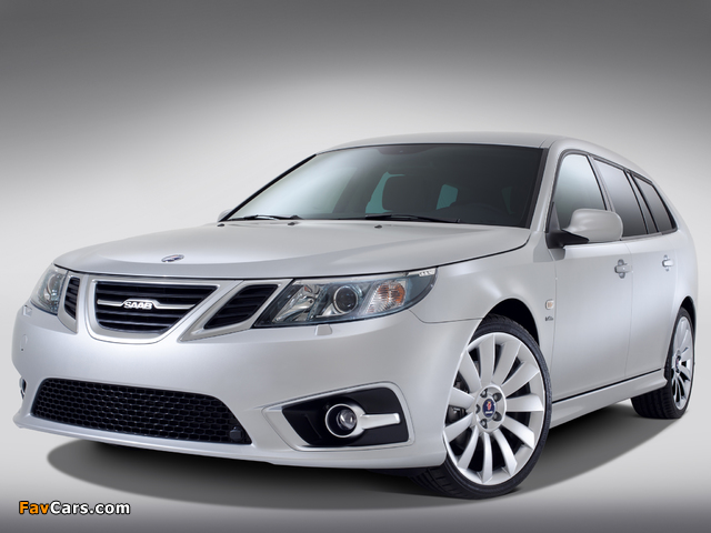 Saab 9-3 Griffin Aero SportCombi 2011 wallpapers (640 x 480)