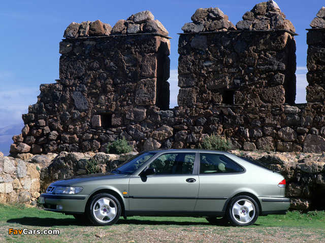 Saab 9-3 Coupe 1998–2002 wallpapers (640 x 480)