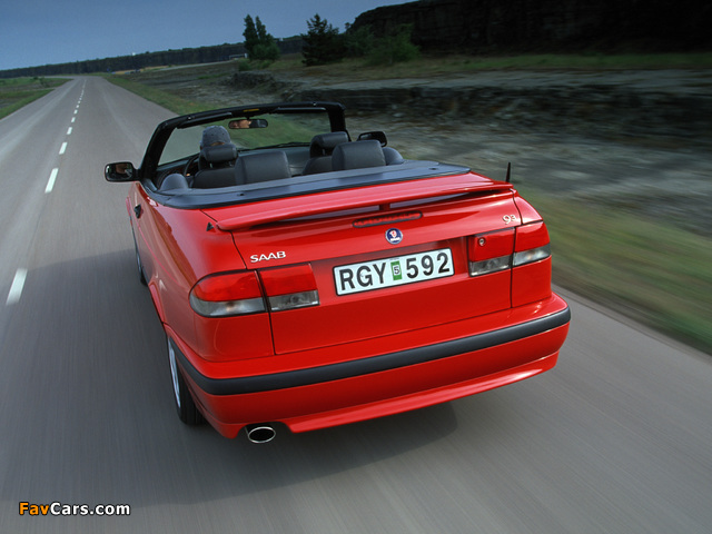 Saab 9-3 Convertible 1998–2003 wallpapers (640 x 480)