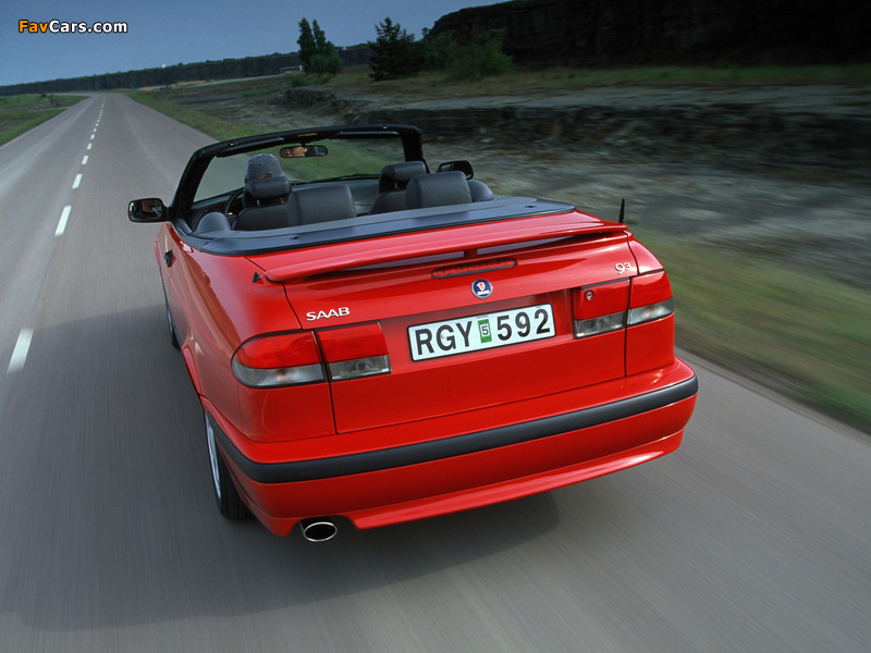 Saab 9-3 Convertible 1998–2003 wallpapers (800 x 600)