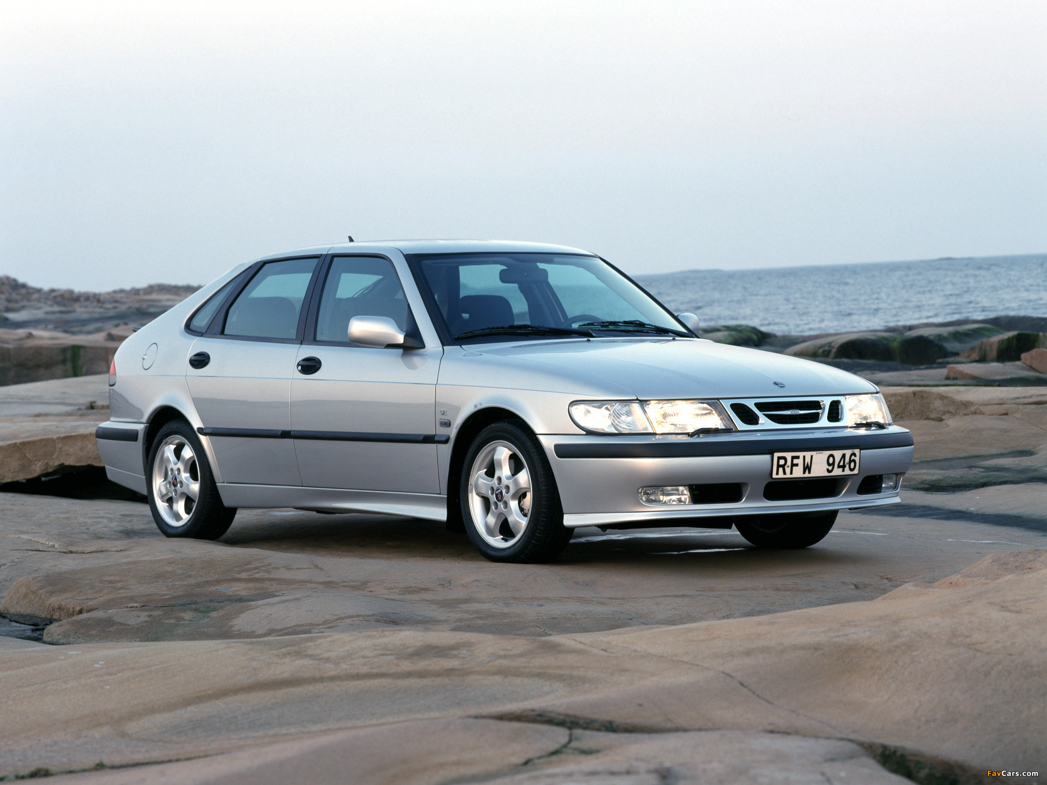 Saab 9-3 1998–2002 wallpapers (2048 x 1536)