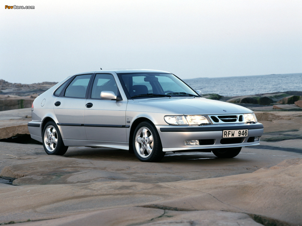 Saab 9-3 1998–2002 wallpapers (1024 x 768)