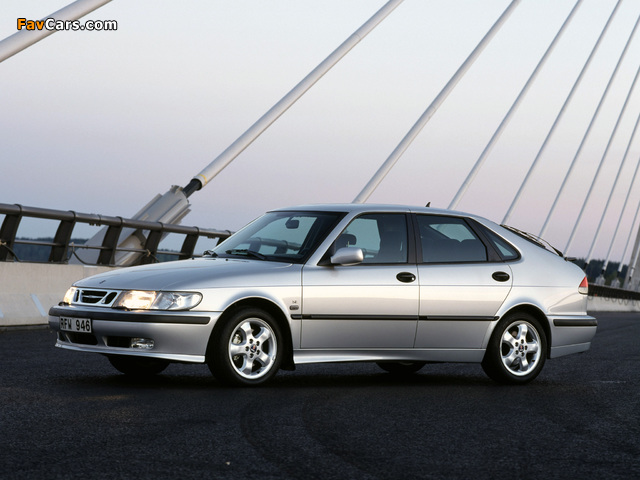 Saab 9-3 1998–2002 wallpapers (640 x 480)