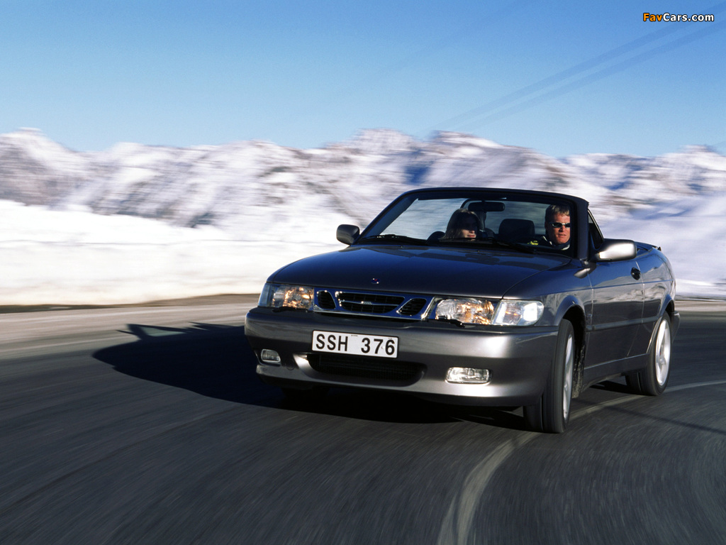 Saab 9-3 Aero Convertible 1999–2003 wallpapers (1024 x 768)