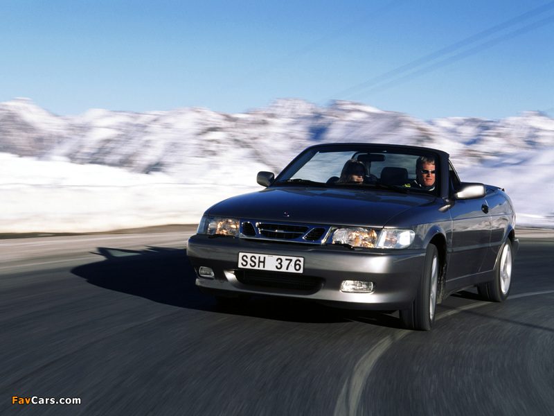 Saab 9-3 Aero Convertible 1999–2003 wallpapers (800 x 600)