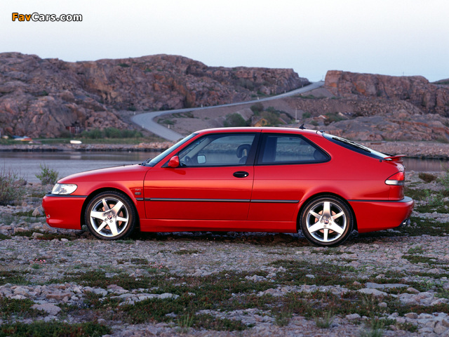 Saab 9-3 Aero Coupe 1999–2002 wallpapers (640 x 480)