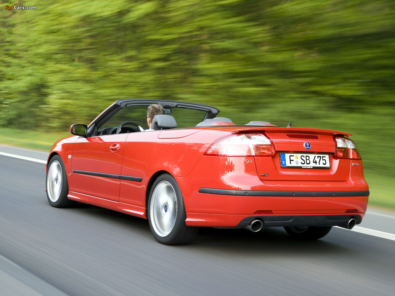 Hirsch Saab 9-3 Aero Convertible 2003–07 wallpapers (1280 x 960)