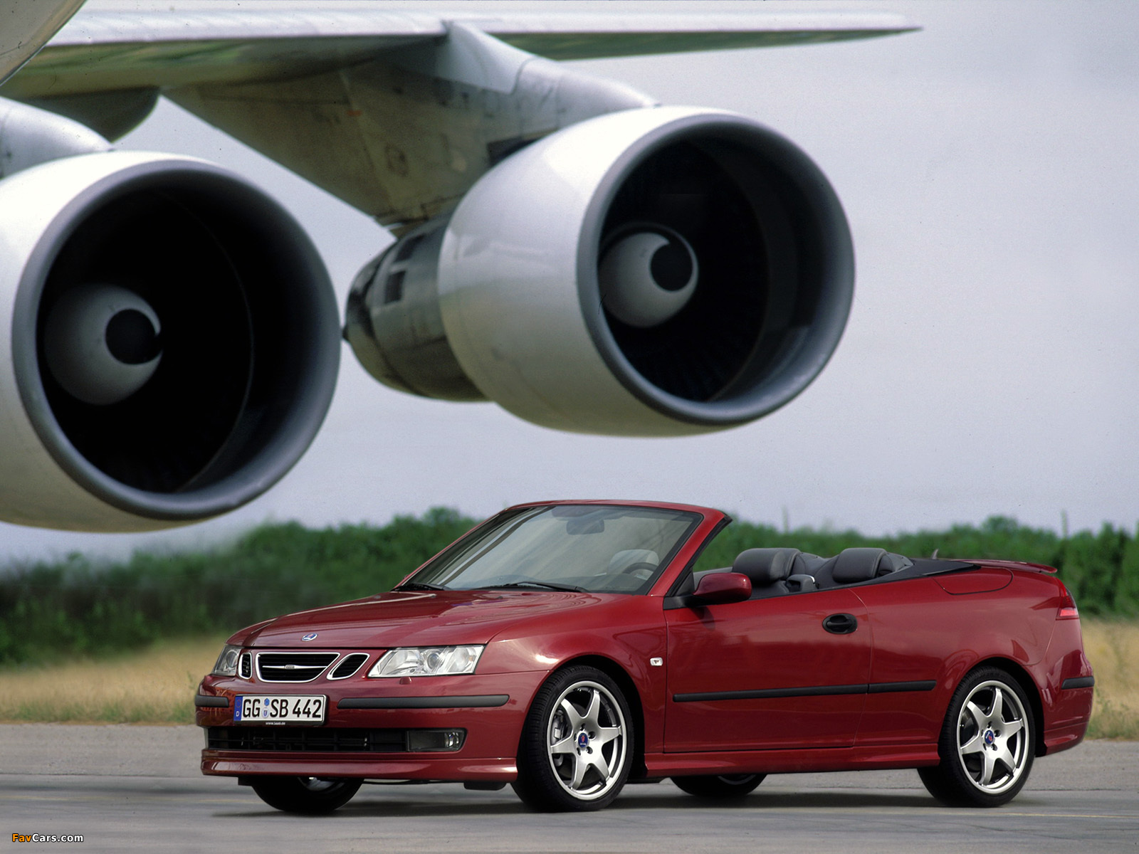 Hirsch Saab 9-3 Aero Convertible 2003–07 wallpapers (1600 x 1200)