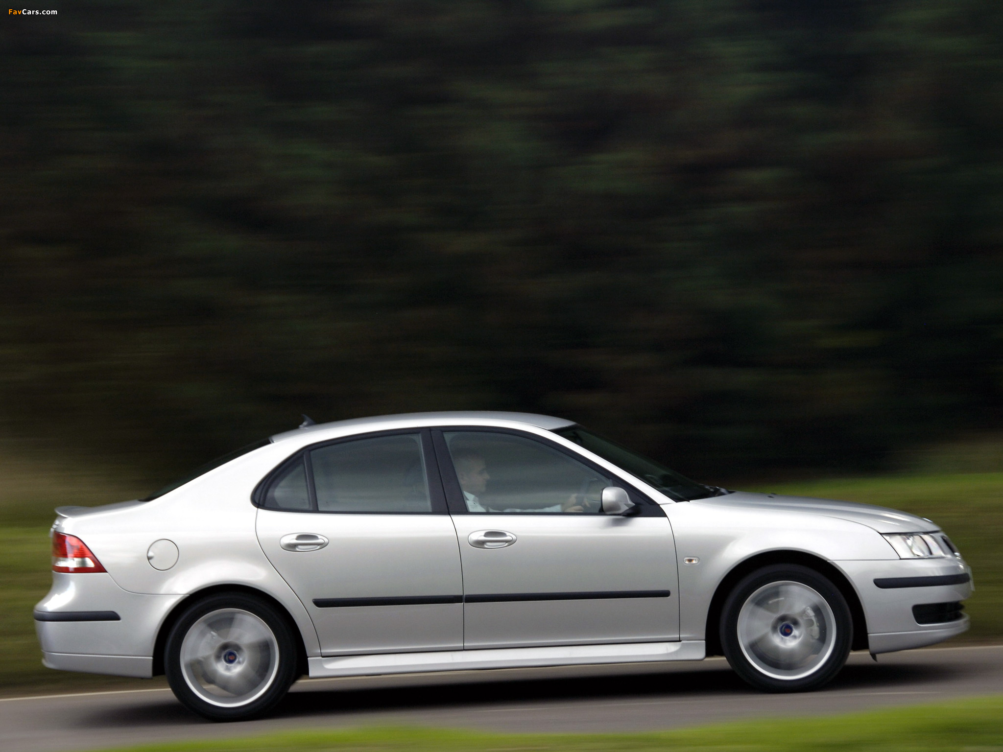 Saab 9-3 1.9TiD Sport Sedan UK-spec 2004–07 wallpapers (2048 x 1536)