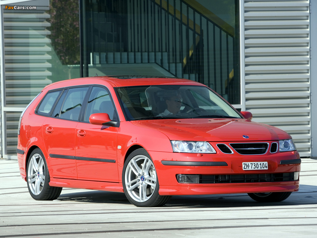 Hirsch Saab 9-3 Aero SportCombi 2006–07 wallpapers (1024 x 768)